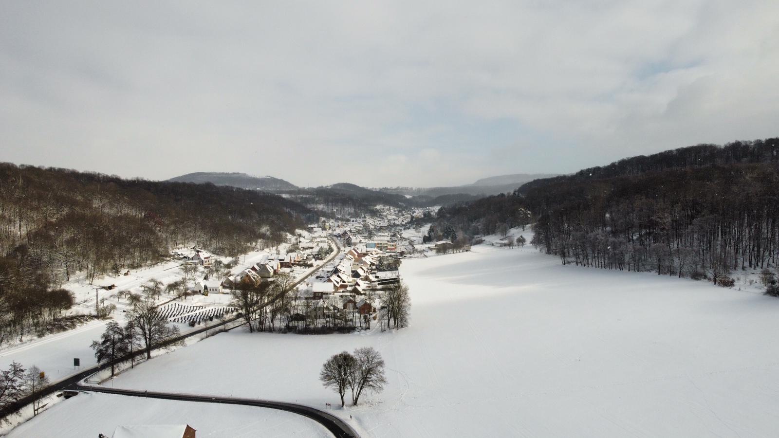 Winterluftbild von Brehme