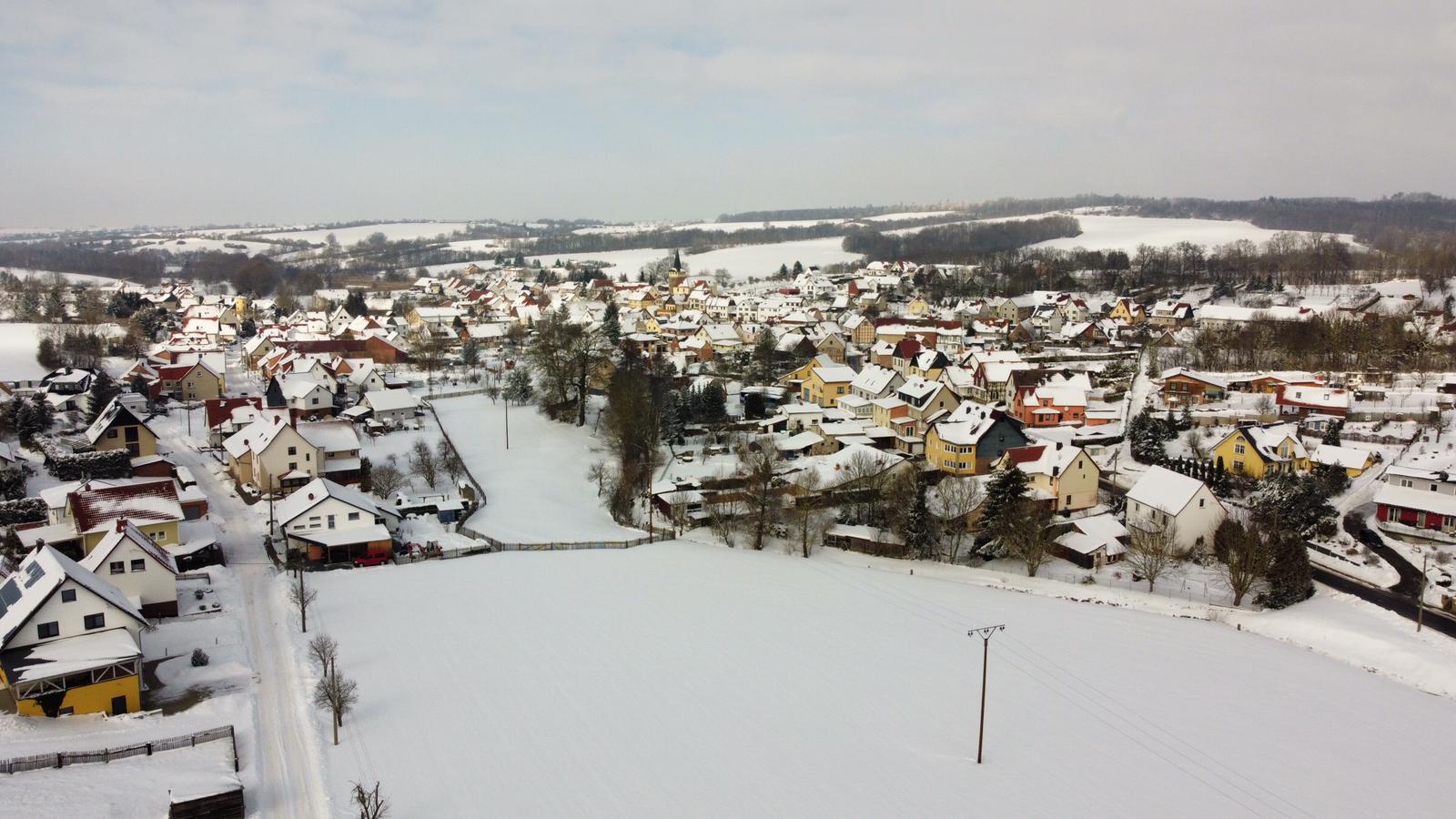 Winterluftbild von Ecklingerode