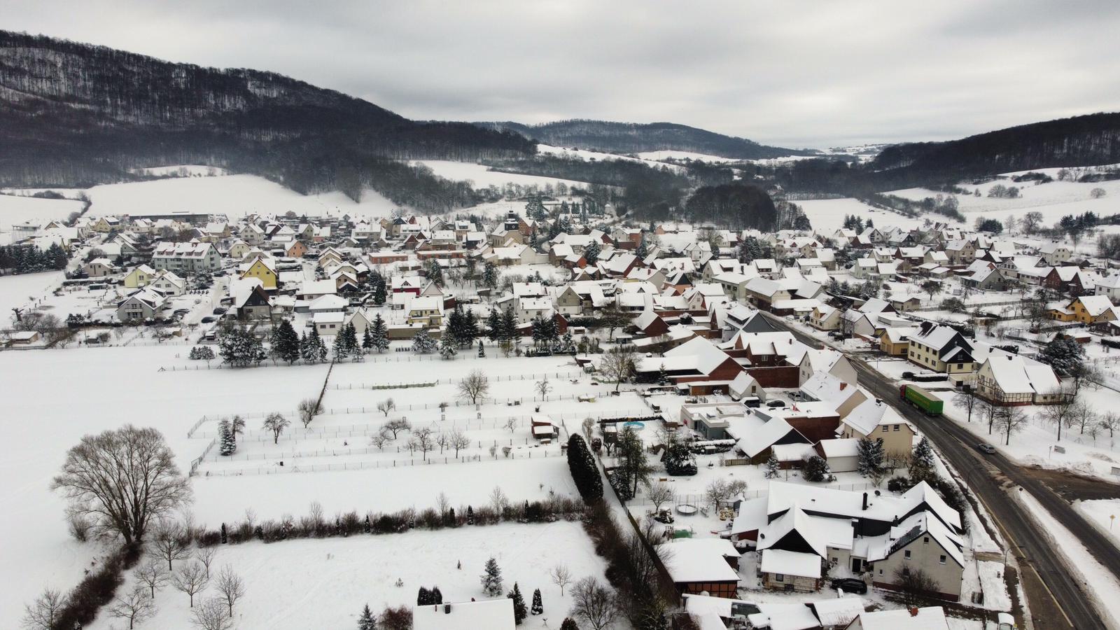 Winterluftbild von Ferna