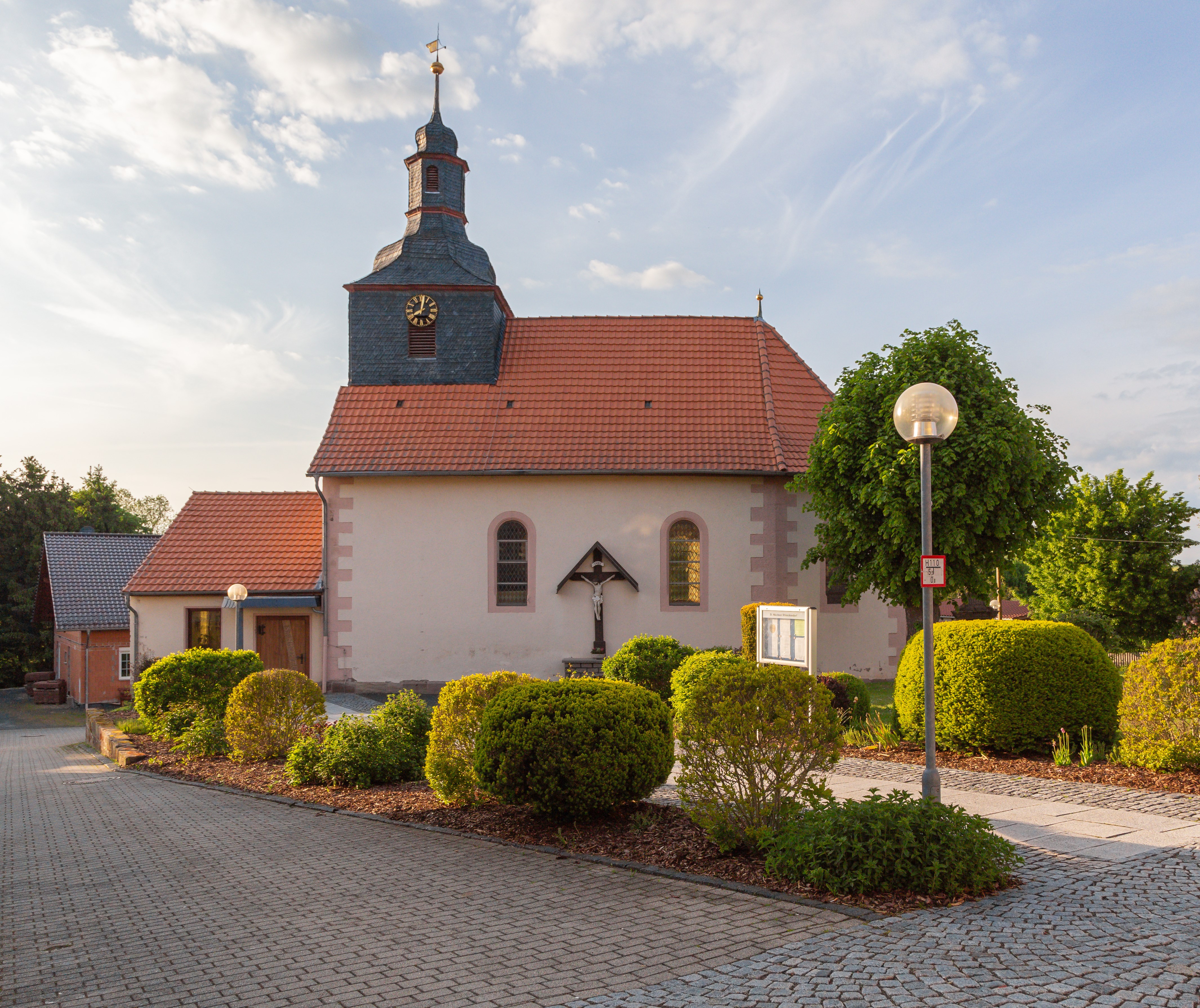 Außenansicht der Sankt Nikolaus in Böseckendorf