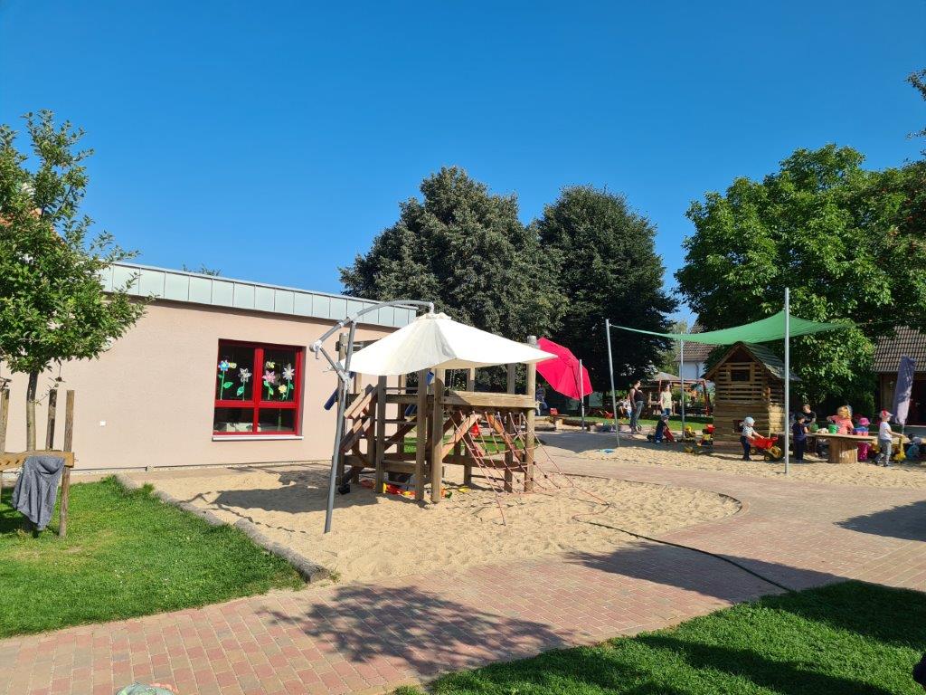 Außenbereich des Kindergartens